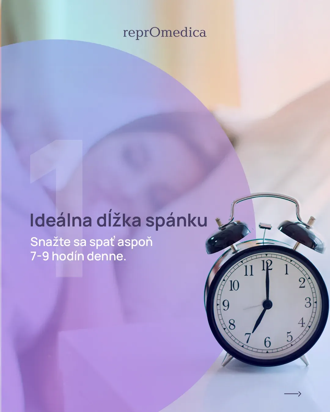 Príspevok Repromedica: Ideálna dĺžka spánku