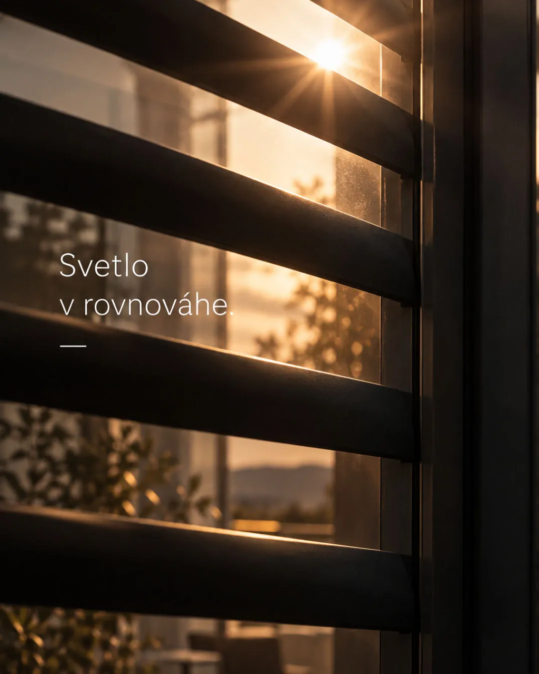 DETECH – svetlo v rovnováhe cez tienenie