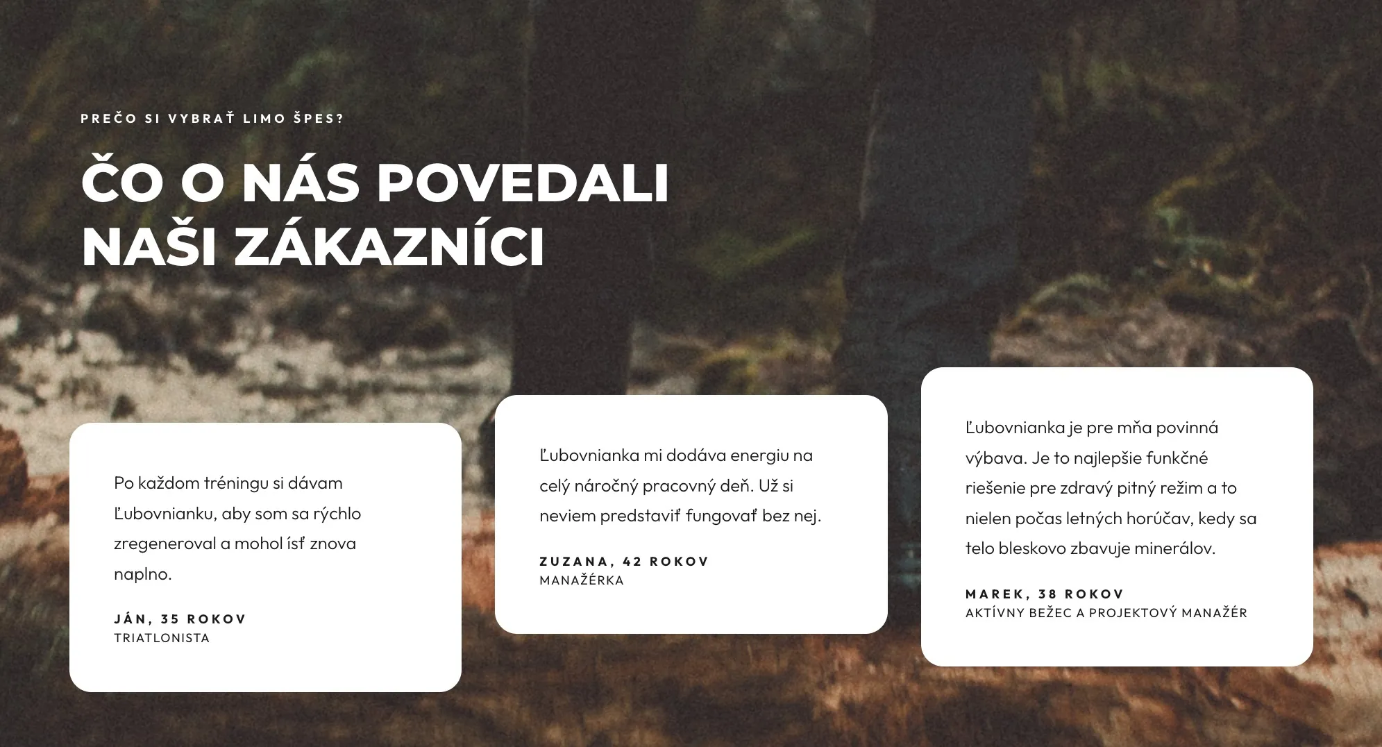 Ľubovnianka – referencie zákazníkov